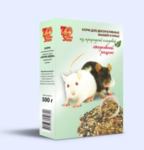 Корм д-декор.мышей и крыс SEVEN SEENDS (Cэвен сэдс) стандарт 500гх16