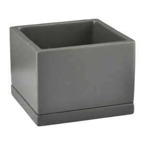 Графит низкий горшок с поддоном, 0,65л, 12*12/h9см