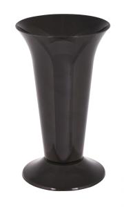 Вазон под срезку черный d13см-18