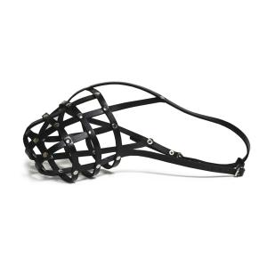 Намордник кожа сетка №3 (овчарка)-НК-3