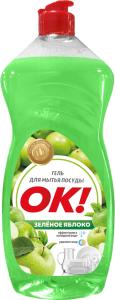 Средство для мытья посуды 0,8л ОК!Джой Хоум зеленое яблоко гель 4-12 КЧХК Средство для мытья посуды 0,8л ОК!Джой Хоум зеленое яблоко гель 4-12 КЧХК