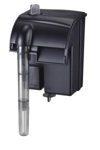 Фильтр рюкзачный Atman HF-0100 для аквариумов до 20 л, 190 л-ч, 3W (черный корпус)