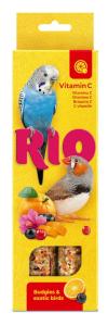 Лакомства д/попугаев волнистых и экзотов палочки Витамин С 2*40г RIO (РИО) 1/8