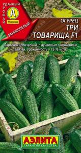 Огурец Три Товарища F1 10шт Пч Ранн (Аэлита) Огурец Три Товарища F1 10шт Пч Ранн (Аэлита)