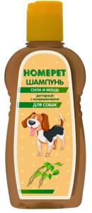 HOMEPET СИЛА И МОЩЬ 220 мл шампунь для собак дегтярный с кондиционером 1х14
