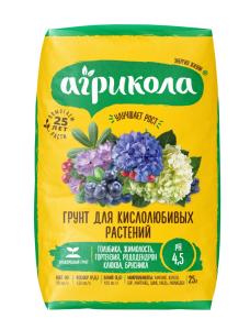 Грунт кислолюивых растений 25л Агрикола 3-60 ТЭ Грунт кислолюивых растений 25л Агрикола 3-60 ТЭ