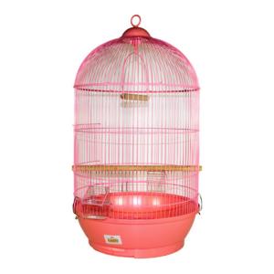 Клетка для птиц цветная 40х71 см (круглая)