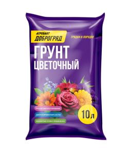 Грунт для цветов 10л Доброгряд 5/216 Агробалт
