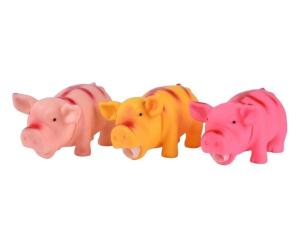 Игрушка-пищалка д-собак Свинка 14х8.5х7.5см микс арт.10922-0246 Код268107