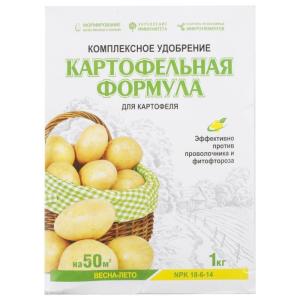 Для картофеля 1кг Картофельная формула 5-25-700 БМ