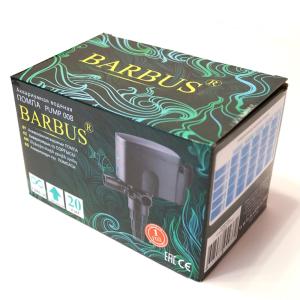 Помпа водяная 1200л/ч 20w c LED подсветкой Барбус 1/1