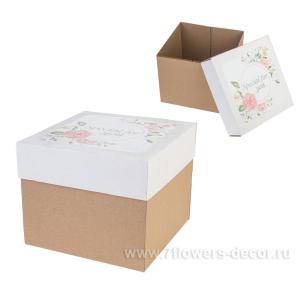 Коробка "Special for you" (крафт), 18х18хН15 см