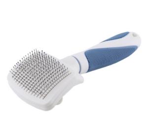 Пуходерка WOGY Brown style д-вычесывания животных 18х7.5х5см, раб. поверхность 7х5х1см самоочищ, про