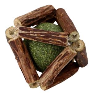 Игрушка мататаби Шарик с кошачьей мятой 4,5см/Китай