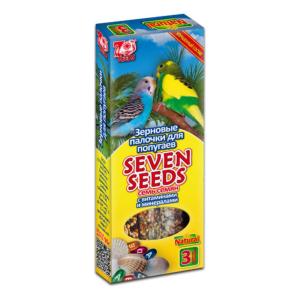 Лакомство д-попугаев SEVEN SEENDS (Семь семян) палочки витамин минерал. 3шт(90г)-22