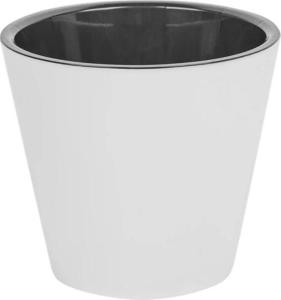 ЛОНДОН кашпо со вставкой 10,5л d28 h25,3см белоснежный жасмин-6 ПлР