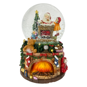 Фигурка декоративная в стекл. шаре Дед Мороз музыкой, D 10 см, L11 W11 H15 см ( ААх3, нн прил.) Фигурка декоративная в стекл. шаре Дед Мороз музыкой, D 10 см, L11 W11 H15 см ( ААх3, нн прил.)