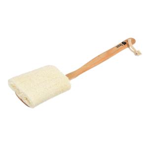 Мочалка из люфы на дерев. ручке-30 ЛГ