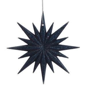 Декор подвесной Снежинка, L12 W0,7 H12 см