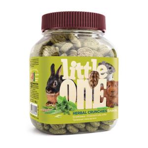 Little One Травяные подушечки. Лакомство для всех видов грызунов, банка 100г