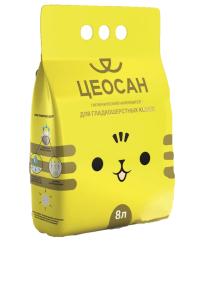 Наполнитель ЦЕОСАН д-гладкошерстных кошек  8л -4 