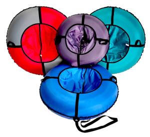 Санки-ватрушка СТАНДАРТ с закрытым клапаном 800мм микс-Рад