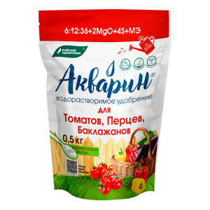 ВРУ для томатов, перцев, баклажанов 500г Акварин 4/12/900 БХЗ