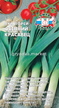 Лук порей Осенний Красавец 1г Позд (Седек)