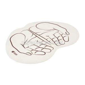 Коврик для сауны 44х34см Ладони войлок -20 