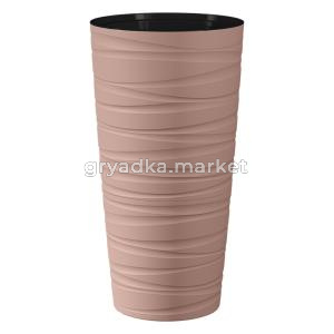 Модерн Максимум кашпо со вставкой 15л d30 h58см Мокко -5