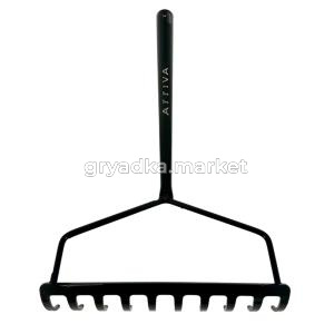 11405 Грабли арива с увеличенным захватом, увеличенная тулейка 10 зубцов без черенка 1