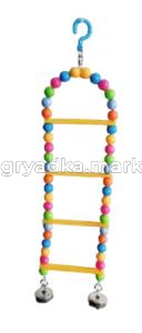 Игрушка д/птиц Лесенка из бусин 01 Бриллиант 5/220