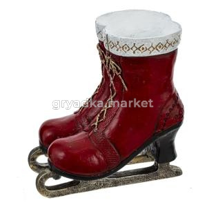 Подсвечник, Коньки, L14 W8 H14,5 см