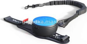 Поводок-рулетка Lishinu 15-30кг 1, Банджи, Голубой