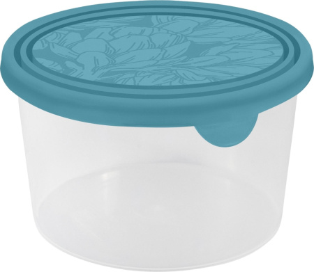 Контейнер Браво 0,75л микс с декор.круг.-50 ПлР