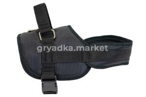 Шлейка синтет тяговая Combo Light р-р М об.гр. 54-64см об.ш.54-59см, кордюра+3D сетка, черный 1-1