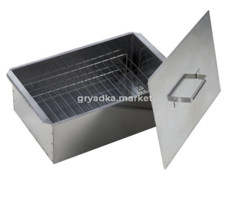 Коптильня 2-х уровн.350х260х160 (0,8мм)в короб.К-2-1-А-И