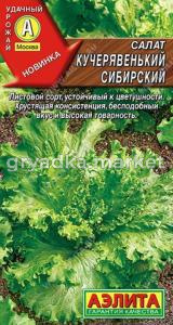 Салат Кучерявенький сибирский листовой 0,5г Ср (Аэлита)