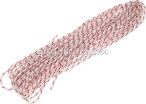 Шнур плетеный ПП 16-прядный 4мм 20м цветной