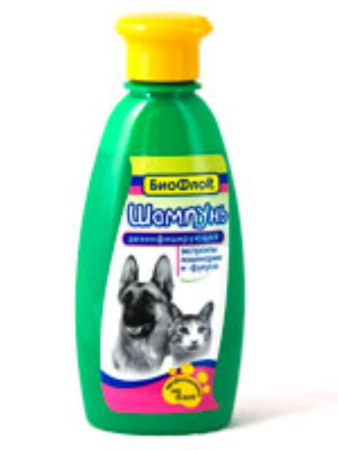Биофлор шампунь Дезинфицирующий д-собак и кошек ламинария 245мл 1-15 Биосфера