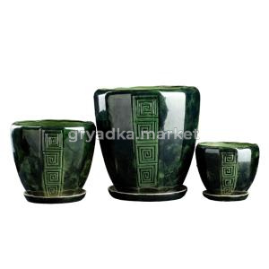 Спарта-Комплект из 3х (11,5л,5л,1,8л, с под.)зеленый