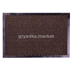 Коврик придверный влаговпитывающий 40х60 см коричн. -24