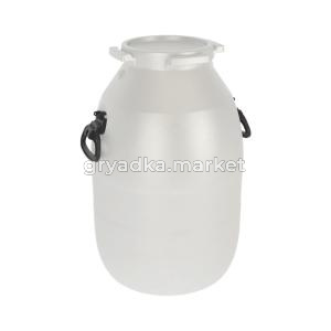 Бочка-бак  51л белая круглая dгорл.19,2см 