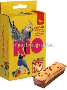 Лакомство д-птиц RIO (РИО) Бисквиты с лесными ягодами, 5х7г-8