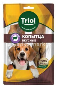 Копытца бараньи вкусные для собак, 65г, Triol