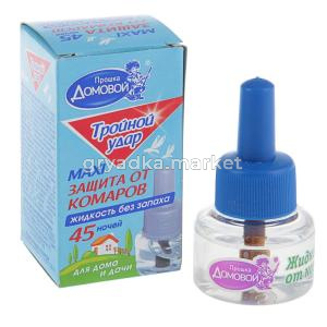 Жидкость от комаров (45 ночей) Домовой Прошка Тройной удар 5-50 ДК
