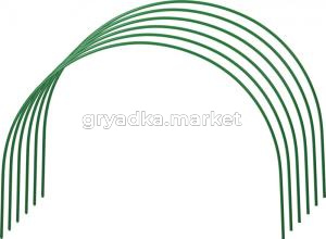 Парниковые дуги дл. 4 м. h=1,66 м d=10мм ст. труба в ПВХ (комп.6шт)-10 Л-С