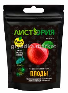 ВРУ д-плодовых 30г Листория (NPК-12:5:27) 5-30 БКС