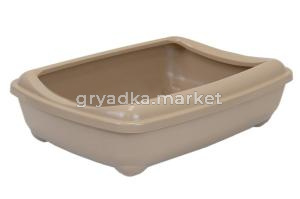 Туалет ZooM 50*38*13см глубокий большой бежевый