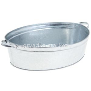 Таз 23л оцинкованный овальный-5 ОМЗ